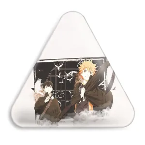 پیکسل مثلثی هیناتا و کاگیاما انیمه آبشار سرنوشت هایکیو کاگیاما