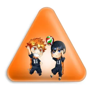 پیکسل مثلثی کاگیاما و هیناتا انیمه آبشار سرنوشت هایکیو کاگیاما