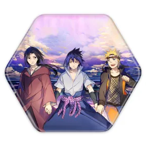پیکسل شش ضلعی ناروتو و ساسکه و ایتاچی انیمه ناروتو Naruto