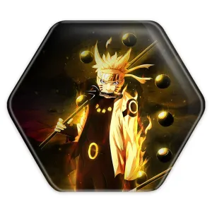 پیکسل شش ضلعی ناروتو و ساسکه انیمه ناروتو Naruto
