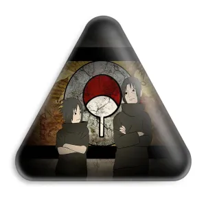 پیکسل مثلثی ایتاچی و ساسکه و نماد خاندان اوچیها انیمه ناروتو Naruto