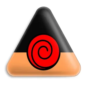 پیکسل مثلثی خاندان اوزوماکی انیمه ناروتو Naruto