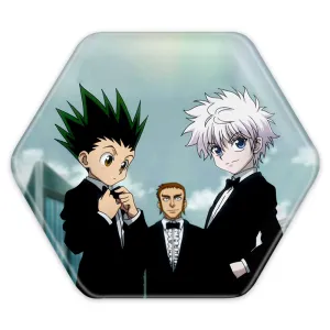 پیکسل شش ضلعی کیلوا و گون انیمه هانتر ایکس هانتر Hunter × Hunter