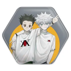 پیکسل شش ضلعی گون و کیلوا انیمه هانتر ایکس هانتر Hunter × Hunter