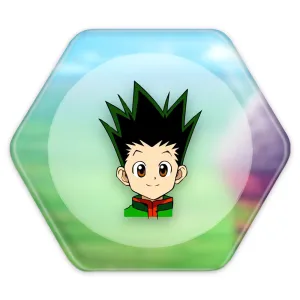 پیکسل شش ضلعی گون فریکس انیمه هانتر ایکس هانتر  Hunter × Hunter