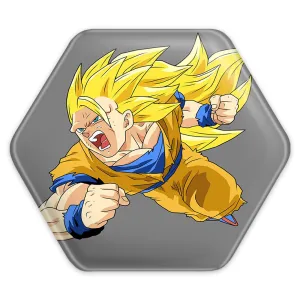پیکسل شش ضلعی گوکو انیمه دراگون بال Dragon Ball