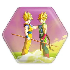 پیکسل شش ضلعی گوکو و وجیتا انیمه دراگون بال Dragon Ball