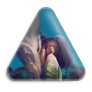 پیکسل مثلثی چیهیرو و هاکو انیمه شهر اشباح Spirited Away