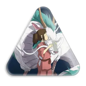 پیکسل مثلثی چیهیرو و هاکو انیمه شهر اشباح Spirited Away