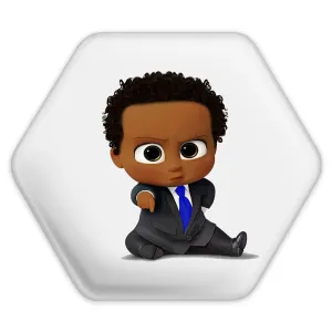 پیکسل شش ضلعی بچه رئیس Boss Baby