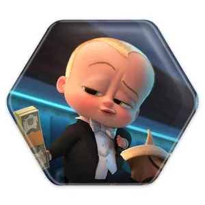 پیکسل شش ضلعی بچه رئیس Boss Baby