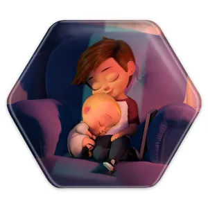 پیکسل شش ضلعی بچه رئیس Boss Baby