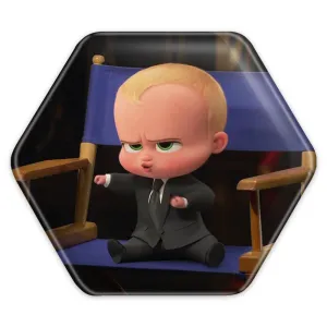 پیکسل شش ضلعی بچه رئیس Boss Baby