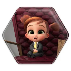 پیکسل شش ضلعی بچه رئیس Boss Baby