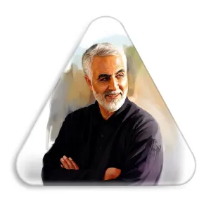 پیکسل مثلثی سردار قاسم سلیمانی