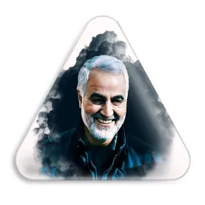 پیکسل مثلثی سردار قاسم سلیمانی