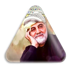 پیکسل مثلثی سردار قاسم سلیمانی