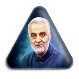 پیکسل مثلثی سردار قاسم سلیمانی