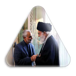 پیکسل مثلثی سردار قاسم سلیمانی