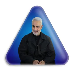 پیکسل مثلثی سردار قاسم سلیمانی