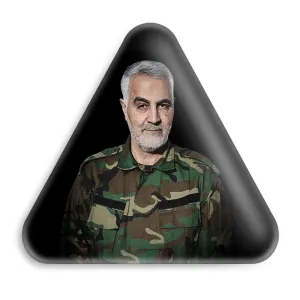 پیکسل مثلثی سردار قاسم سلیمانی