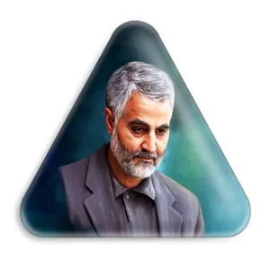 پیکسل مثلثی سردار قاسم سلیمانی