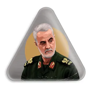 پیکسل مثلثی سردار قاسم سلیمانی