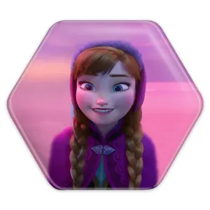 پیکسل شش ضلعی السا و آنا انیمیشن فروزن Frozen