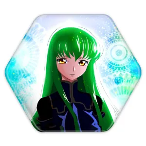 پیکسل شش ضلعی C.C سی سی انیمه کد گیاس Code Geass
