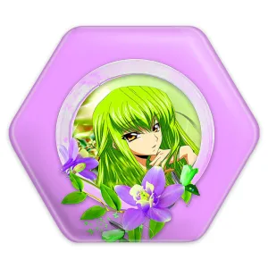 پیکسل شش ضلعی C.C سی سی انیمه Code Geass