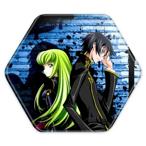 پیکسل شش ضلعی لولوش و سی سی انیمه کد گیاس Code Geass