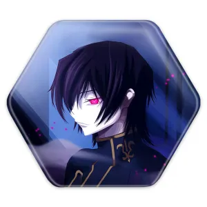 پیکسل شش ضلعی لولوش وی بریتانیا انیمه کد گیاس Code Geass