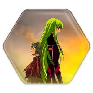 پیکسل شش ضلعی سی سی انیمه کد گیاس Code Geass