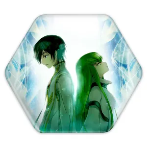 پیکسل شش ضلعی لولوش و سی سی انیمه کد گیاس Code Geass