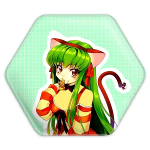 پیکسل شش ضلعی C.C سی سی انیمه Code Geass