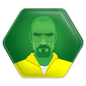 پیکسل شش ضلعی والتر وایت سریال بریکینگ بد Breaking Bad