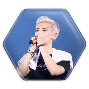 پیکسل شش ضلعی پارک چانیول گروه اکسو EXO