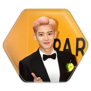 پیکسل شش ضلعی پارک چانیول گروه اکسو EXO