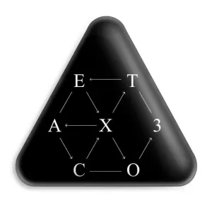 پیکسل مثلثی گروه اکسو EXO