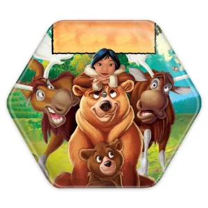 پیکسل شش ضلعی انیمیشن خرس برادر Brother Bear