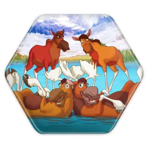 پیکسل شش ضلعی انیمیشن خرس برادر Brother Bear