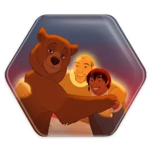 پیکسل شش ضلعی انیمیشن خرس برادر Brother Bear
