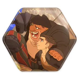 پیکسل شش ضلعی انیمیشن سیاره گنج Treasure Planet
