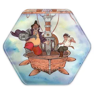 پیکسل شش ضلعی انیمیشن سیاره گنج Treasure Planet
