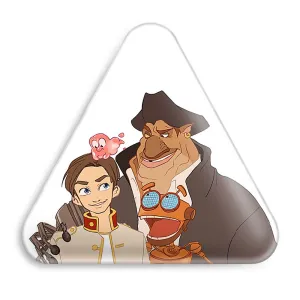 پیکسل مثلثی انیمیشن سیاره گنج Treasure Planet
