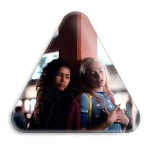 پیکسل مثلثی جولز وان و رو بنت سریال سرخوشی Euphoria‎