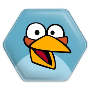 پیکسل شش ضلعی پرندگان خشمگین Angry Birds