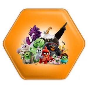 پیکسل شش ضلعی پرندگان خشمگین Angry Birds