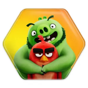 پیکسل شش ضلعی پرندگان خشمگین Angry Birds
