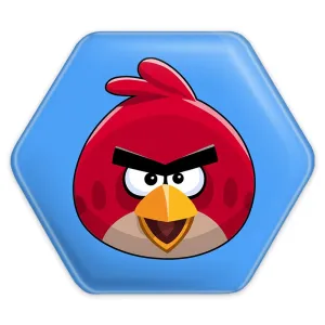 پیکسل شش ضلعی پرندگان خشمگین Angry Birds